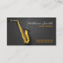 Suche nach musik saxophon visitenkarten Saxaphone