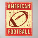Suche nach american football poster Retro