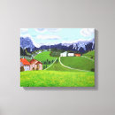 Suche nach weg auf landschaft poster leinwandbilder Natur