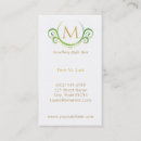 Suche nach grüner bambus visitenkarten Elegant