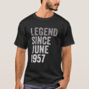 Suche nach legende seit 1957 tshirts Vintag