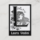 Suche nach buchstabe l visitenkarten Monogramm