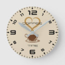 Suche nach liebe mein kaffee wanduhren Freund