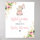 Suche nach rosa safari poster Babydusche