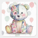 Suche nach teddy bear baby shower aufkleber Aquarell