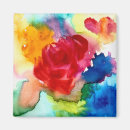 Suche nach rose abstrakt magnete Aquarell