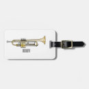 Suche nach trompeten gepäckanhänger Musikinstrument