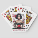 Suche nach königin der herzen spielkarten Poker