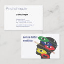 Suche nach psychologen visitenkarten Fachmann für psychische gesundheit