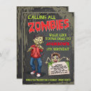 Suche nach zombie einladungen beängstigend