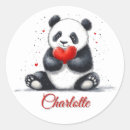 Suche nach personalisierte panda aufkleber Süß
