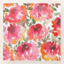 Suche nach vintage rote rose untersetzer Aquarell