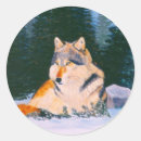 Suche nach wolf im schnee aufkleber Tierwelt