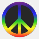 Suche nach peace symbol aufkleber Regenbogen