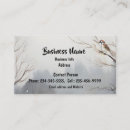 Suche nach schnee visitenkarten Bäume