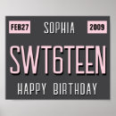 Suche nach 16 geburtstag geburtstag poster Für sie