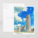 Suche nach pisa turm postkarten Reise