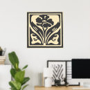 Suche nach beige blumen poster Retro