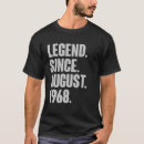 Suche nach legende seit 1968 tshirts Alt