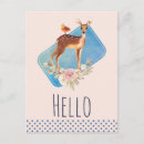 Suche nach hirsch postkarten Aquarell