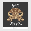Suche nach piraterie aufkleber Skelett