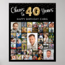 Suche nach 40 geburtstag poster Modern