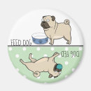 Suche nach cartoon mops magnete Welpe