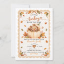 Suche nach truthahn einladungen Herbst babyparty