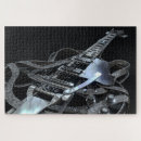 Suche nach e gitarre puzzle Schwarz