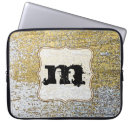 Suche nach gold und silber laptop schutzhüllen Monogramm