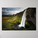Suche nach wasserfall poster Eisland