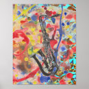 Suche nach saxophon poster Abstrakt