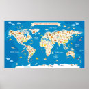 Suche nach der welt kinder poster Tierwelt