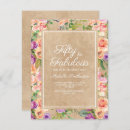 Suche nach rustikaler 50 geburtstag einladungen Für sie