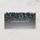 Suche nach schneeflocken visitenkarten Blau