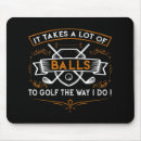 Suche nach golf spaß mousepads Golfer