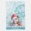 Suche nach niedlicher penguin geschirr tücher Weihnachten