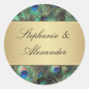 Suche nach pfau umschlag aufkleber Gold