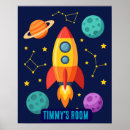 Suche nach raketenschiffe poster Jungenzimmer