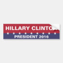 Suche nach hillary clinton für präsidenten autoaufkleber Politik