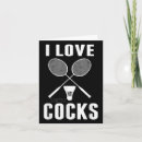 Suche nach i liebe badminton karten Wettbewerb