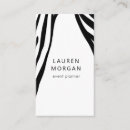 Suche nach zebramuster visitenkarten Schwarz