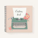 Suche nach vintage schreibmaschine kleine notizbücher Für sie