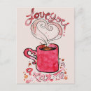Suche nach liebe ist postkarten Latte