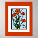 Suche nach orange mohnblume kunst Mohnblumen