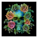 Suche nach totenkopf poster Blumen