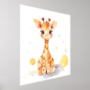 Suche nach niedliche giraffen poster Aquarell