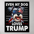 Suche nach schnauzer hunde poster Trumpf