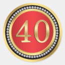 Suche nach 40 hochzeitstag aufkleber Gold