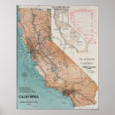 Suche nach kalifornien karte poster California map